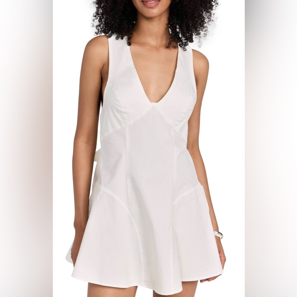 Free People white mini dress
